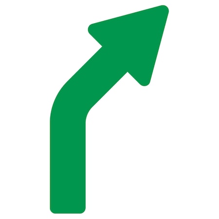 Right Angled Arrow, Green, 15, 8611GR